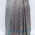 Teal Banarasi Bandhani Saree with Elegant Pallu for Party Wear - Mangaldeep NX