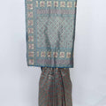 Teal Banarasi Bandhani Saree with Elegant Pallu for Party Wear - Mangaldeep NX