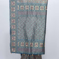 Teal Banarasi Bandhani Saree with Elegant Pallu for Party Wear - Mangaldeep NX