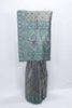 Teal Banarasi Silk Saree with Multicolor Zari Weaving and Elephant Motif Pallu - Mangaldeep NX