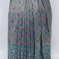 Teal Banarasi Silk Saree with Multicolor Zari Weaving and Elephant Motif Pallu - Mangaldeep NX