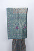 Teal Banarasi Silk Saree with Multicolor Zari Weaving and Elephant Motif Pallu - Mangaldeep NX