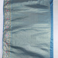 Teal Banarasi Silk Saree with Zari Weaving and Meenakari Butti Design - Mangaldeep NX