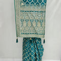 Teal Green Banarasi Silk Saree - Mangaldeep NX