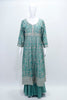 Teal Green Embroidered Anarkali Suit Party Wear Set with Dupatta - Mangaldeep NX