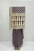 Traditional Dark Purple Banarasi Silk Saree - Mangaldeep NX