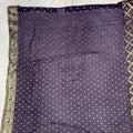 Traditional Dark Purple Banarasi Silk Saree - Mangaldeep NX