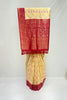 Traditional Yellow and Red Banarasi Silk Saree - Mangaldeep NX