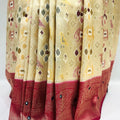 Traditional Yellow and Red Banarasi Silk Saree - Mangaldeep NX
