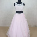 Trendy Baby Pink Net Lehenga Sleeveless Choli - Mangaldeep NX