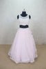 Trendy Baby Pink Net Lehenga Sleeveless Choli - Mangaldeep NX