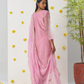 Trendy Light Pink Chiffon Embroidered Salwar Suit - Mangaldeep NX