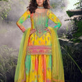 Vibrant Multicolor Sharara Suit for Festive Wear - Mangaldeep NX