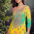 Vibrant Multicolor Sharara Suit for Festive Wear - Mangaldeep NX