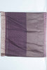Wine Bangalori Silk Saree with Zari Woven Pallu and Traditional Peacock Motifs - Mangaldeep NX