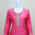 Women's Pink Embroidered Anarkali Suit for Festive and Party Occasions - Mangaldeep NX