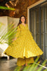 Yellow Rayon Bandhani Print Kurti with Palazzo Set for Festive Wear - Mangaldeep NX