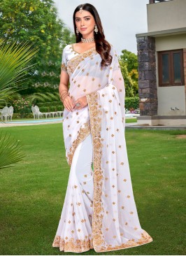Aesthetic Contemporary Style Saree For Sangeet