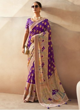 Aesthetic Georgette Traditional Saree