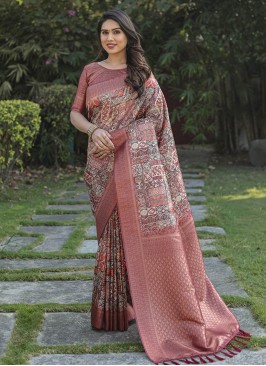 Affectionate Contemporary Style Saree For Reception