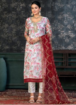 Affectionate Organza Trendy Salwar Suit