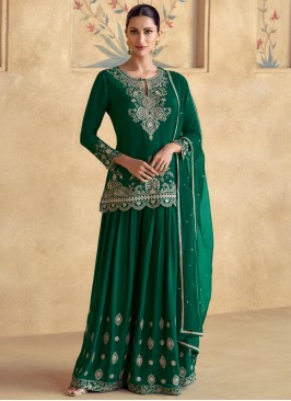 Amazing Green Trendy Salwar Kameez