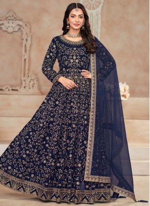 Astonishing Velvet Desinger Anarkali Salwar Kameez