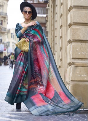 Awesome Silk Reception Trendy Saree