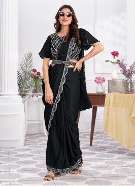 Beauteous Embroidered Ceremonial Saree