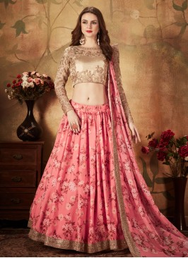 Beautiful Pink Bollywood Lehenga Choli