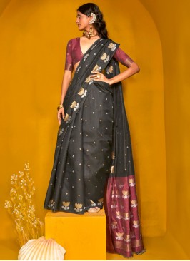 Beautiful Tussar Silk Traditional Saree