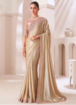 Beckoning Chiffon Lace Designer Saree