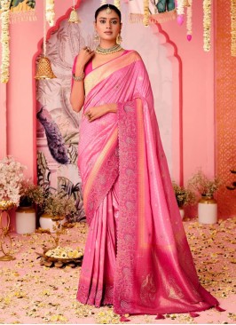 Best pure-dola Embroidered Classic Saree