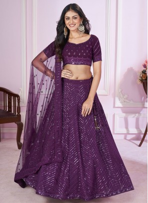 Best Sequins Georgette Designer Lehenga Choli