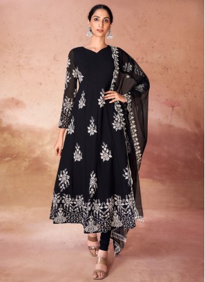 Black Color Designer Salwar Kameez