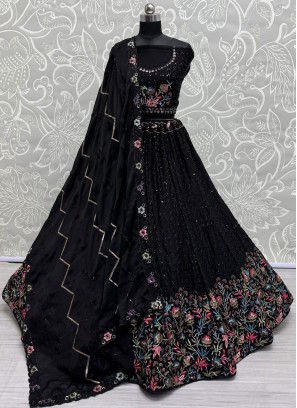 Black Color Lehenga Choli