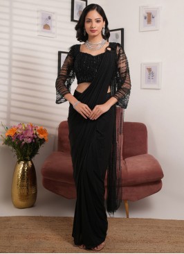 Black Reception Classic Saree