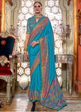 Blue Print Party Classic Saree