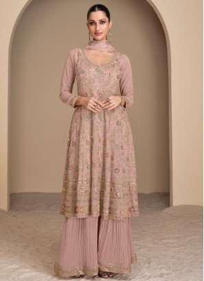 Breathtaking Georgette Trendy Salwar Kameez