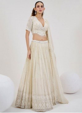 Breathtaking Stone Georgette Readymade Lehenga Choli