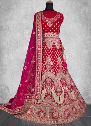 Brilliant Zari Designer Lehenga Choli