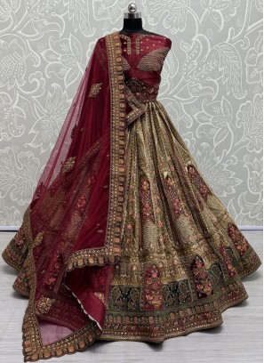 Brown Color Trendy Lehenga Choli