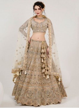 Brown Sangeet Readymade Lehenga Choli