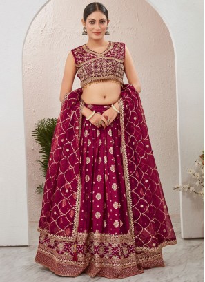 Capricious pure-dola Readymade Lehenga Choli