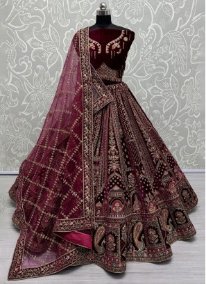 Charismatic Trendy Lehenga Choli For Wedding