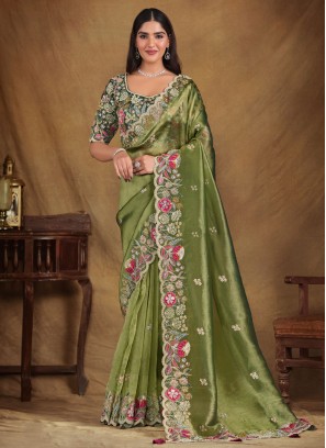 Charming Moti Contemporary Saree