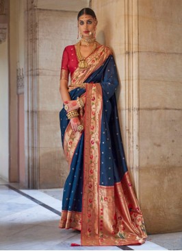 Charming Weaving Engagement Classic Saree