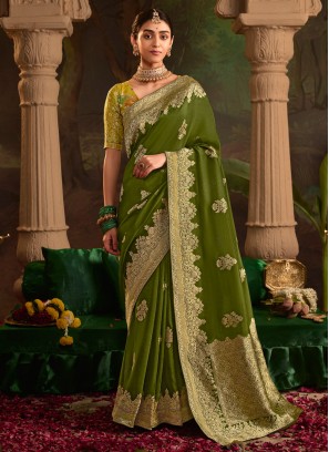 Chic Contemporary Saree For Reception