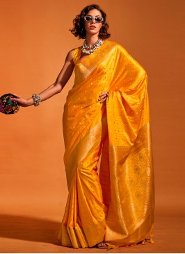 Classical Handloom silk Party Trendy Saree