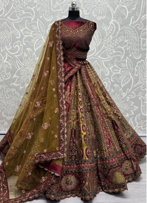 Classical Zari Silk Trendy Lehenga Choli